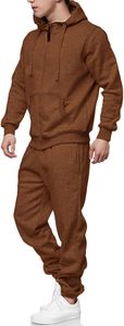 Ensemble de survêtement pour homme en molleton français 450 GSM avec capuche et jogging, imprimé DTF, tenue de sport personnalisée style streetwear pour l'hiver - Product Image 5