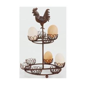 Soporte único para huevos de hierro, soporte decorativo para exhibición en la cocina, que añade carácter mientras que mantiene una organización práctica de los huevos - Product Image 5