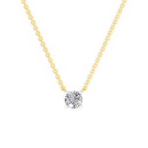 สร้อยคอทองคำแท้ 14K 9K 10K 18K ประดับเพชรแล็บ ได้รับการรับรองจาก IGI ผู้ผลิตเครื่องประดับคุณภาพสูงที่เป็นธรรม ขายส่ง RJC OEM ODM NK706460 - Product Image 1