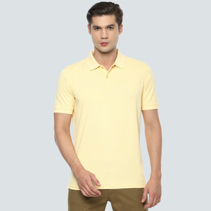 Polo Clásico para Hombre en Color Verde Azulado, Cuello en Contraste de Color Sólido, Corte Ajustado, Manga Corta, Informal, para Golf - Product Image 1