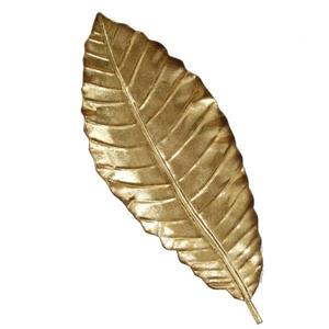 Food Grade Metal Leaf Platter Decorative Trays For Table Accessories Wedding occasion Decor Luxury Leaf Dish <b>hand</b> <b>Casted</b> - Product Image 3