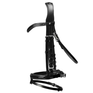 Harnais en cuir pour cheval avec sangles réglables et boucles métalliques pour une manipulation sécurisée - Product Image 2