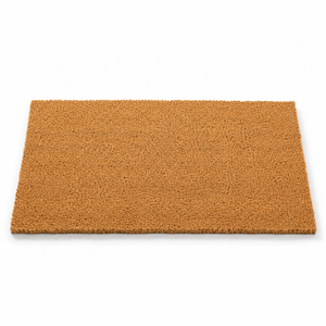Alfombra de Entrada de Fibra de Coco Natural Marrón de 40x70cm, Base de PVC, Diseño Liso, Antideslizante, Ecológica, Hecha a Máquina, Estilo Moderno, Uso en Todas las Estaciones - Product Image 1