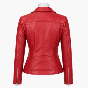 Chaqueta de Cuero Premium para Mujer, Invierno, Resistente al Viento, Calefactable, Ecológica, Diseño Moderno y Elegante, Costuras de Calidad, Ajuste Cómodo, Casual - Product Image 3