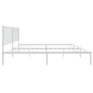 Base de Cama Doble de Acero con Recubrimiento en Polvo Blanco, Categoría de Productos de Camas Metálicas - Product Image 6