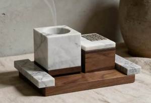 Decorative Wooden Mubkhar Bakhoor Burner Arabian <b>Incense</b> <b>Holder</b> For Religious Ceremonies Weddings And Events - Product Image 3