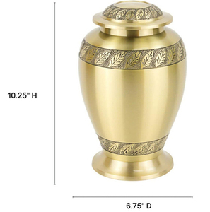 Modernas Urnas Funerarias de Latón Hechas a Mano para Adultos, Urnas Decorativas para Entierro, para Hombre y Mujer, Precio al por Mayor - Product Image 2