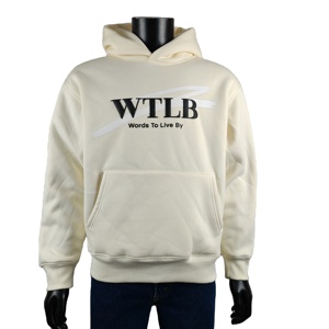 Custom Winter Plain <b>Blank</b> Oversized Men Sweatshirts 500gsm Heavyweight Fleece Foam Printing Unisex Cotton Hoodies for Streetwear - Product Image 2