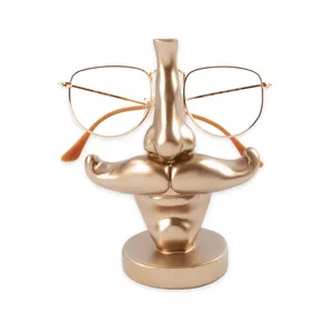 Sculpture figurative en résine plaquée or, décoration artistique contemporaine, objet de table pour salon, cadeau de pendaison de crémaillère - Product Image 3