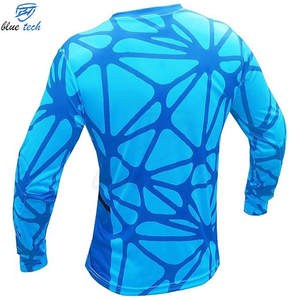 Maillot de Gardien de But de Football Imprimé en Gros, Manches Longues, Rembourré, Protection UV Personnalisée, Respirant, Services OEM - Product Image 4