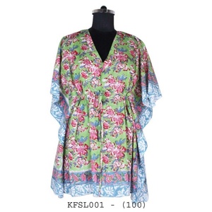 Abaya décontractée pour femmes en indien Dubaï vêtements islamiques marocains caftan court 2025 Anokhi Caftan Maxi robe imprimé fleuri vêtements de détente - Product Image 2