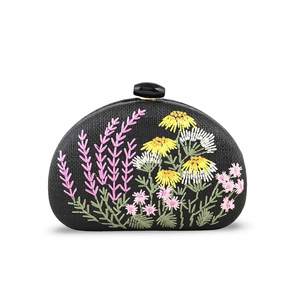 <b>Black</b> Women's Elegant <b>Evening</b> <b>Bags</b> P24388 Fancy <b>Clutch</b> - Product Image 3