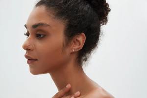 Pendientes de Diamante Cultivado en Laboratorio con Forma de Corazón, Oro de 14K, Pendientes de Hélice con Rosca para Cartílago, Joyería Elegante para Mujer, Regalo - Product Image 4