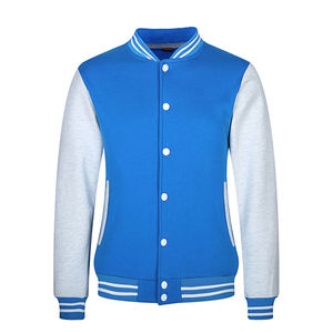Veste universitaire d'hiver pour homme FINER THREADS avec col montant, fermeture à boutons recouverts, broderie personnalisée du logo sur le devant, 100% coton - Product Image 6