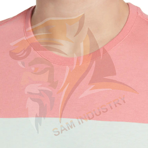 Camiseta con cuello redondo para hombre, de calidad premium, estilo urbano, diseño de patrón sólido, camisetas para hombre en venta en línea. - Product Image 4