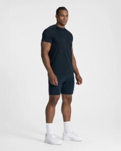 T-shirt pour homme 100% coton, col rond, manches courtes, coupe classique, design uni, style streetwear, anti-boulochage, respirant - Product Image 3