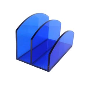 Zealot — support de livres en acrylique transparent, organisateur de bureau, pour dossiers en bureau - Product Image 1