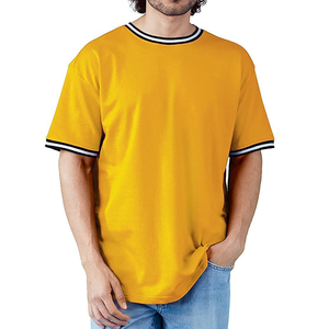 Camiseta Oversize para Hombre, Estilo Ruff, Vintage, Streetwear, Algodón Grueso, Transpirable, Duradera y Cómoda - Product Image 1