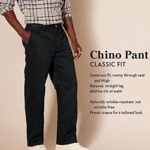 <b>Men's</b> <b>White</b> Straight Fit Cotton <b>Trousers</b> Mid Waist Button Fly Smart Casual Summer Style Anti-Wrinkle Oxford Fabric - Product Image 6