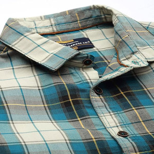 เสื้อเชิ้ตสำหรับผู้ชายผ้าลินินแท้แขนยาวผ้าลินิน100% - Product Image 2