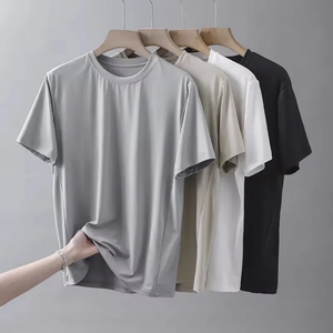 T-shirts vierges en polyester pour hommes et femmes, personnalisables, pour le sport, la gym, coupe ajustée, unisexe, à séchage rapide, vente en gros - Product Image 1