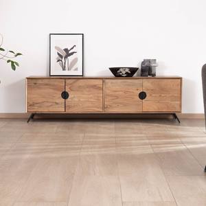 Mueble para TV Vandana Silver Grain de 4 puertas en madera de acacia Spot 180 cm - Product Image 1