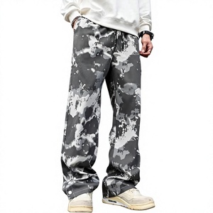 Pantalones de Carpintero Tie Dye Personalizados, Fabricante de Pantalones de Trabajo con Doble Rodilla, Pierna Ancha Holgada, Bolsillo con Presilla para Martillo, Venta al por Mayor - Product Image 4