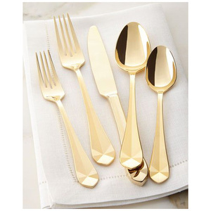 Luxury Hotel Quality Stainless Steel Cutlery <b>Set</b> Mirror Finish Dining Tableware Flatware <b>Set</b> <b>for</b> Banquet Use - Product Image 3