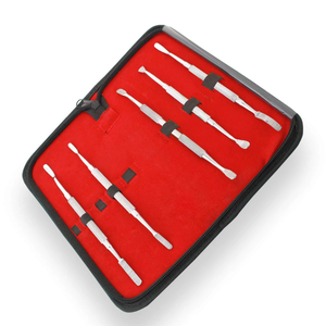 Kit de 5 Limas para Huesos, Instrumentos Veterinarios, Quirúrgicos y Dentales, Juego de Herramientas de Acero Inoxidable para Dar Forma y Contornear Huesos - Product Image 5