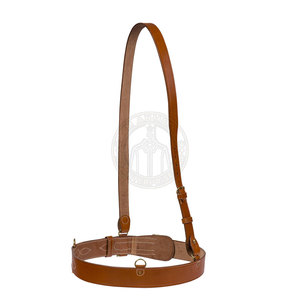 Cinturón Sam Browne de Cuero Premium con Correa Ajustable y Diseño de Hebilla Clásica para Vestimenta Formal - Product Image 4