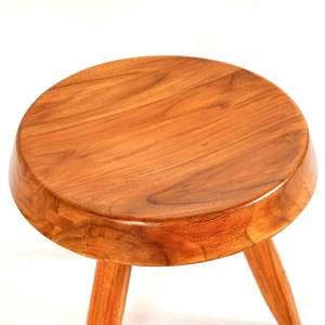 เก้าอี้ไม้ทรงสามขาแบบมิด-โมเดิร์น ขายส่ง สไตล์ชาร์ลอตต์ เปอร์เรียนด์ โต๊ะข้างไม้แบบพับได้สำหรับคลังสินค้า - Product Image 5