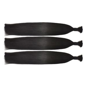 Extensiones de Cabello Humano Remy Indio, Doble Trama a Máquina, Puntas Completas, Tejido Liso Negro, Suave, Precio de Fábrica, Sin Químicos - Product Image 2