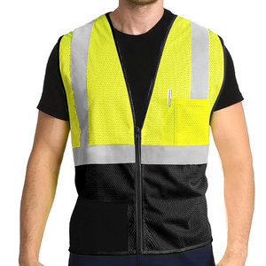 Gilet de sécurité haute qualité pour hommes, multi-poches avec grand espace de rangement, idéal pour l'inspection des sites d'entreprises et l'usage en extérieur - Product Image 6