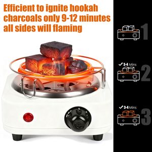 "500W Electric Charcoal Burner for <b>Hookahs</b> Compact Cubes Shisha Grill Tongs 5 Temperatures" - Product Image 4