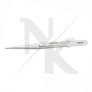 Top Quality Jewelry Manufacturing Equipment Diamond Tweezer With Lock 140mm Stainless Steel Handcrafted Jewelry Eyewear <b>Tools</b> - Product Image 6