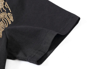 เสื้อผู้ชายประดับเพชรจากปากีสถาน เสื้อยืดผู้ชายคุณภาพสูง ออกแบบเองได้ เสื้อยืดประดับเพชรสำหรับผู้ชาย สไตล์ไฮสตรีท ไซส์พลัส - Product Image 3