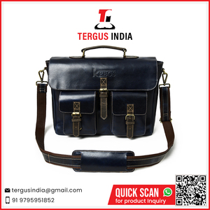 Sac à ordinateur portable élégant en cuir véritable pour hommes, solution de transport moderne pour le bureau, au prix le plus bas - Product Image 2