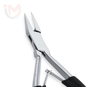 Coupe-ongles professionnel en acier inoxydable de qualité chirurgicale à lame droite avec double ressort, outil de manucure pour doigts - Product Image 2