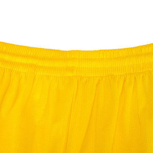 Shorts de sport jaunes unis à taille élastique, tenue d'entraînement, ensemble uniforme de basketball, grossiste, fabricant, fournisseur - Product Image 2