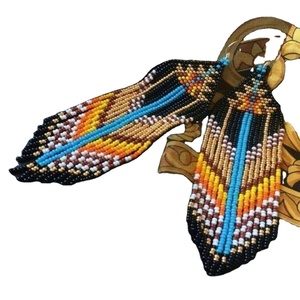 ต่างหูเม็ดลูกปัดหลากสีสไตล์ชาติพันธุ์สำหรับผู้หญิงและเด็กผู้หญิง เหมาะสำหรับงานปาร์ตี้และงานแต่งงาน โดย MD HANDICRAFTS - Product Image 1