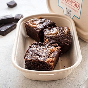 ภาชนะบรรจุอาหารจากชานอ้อย 100% บรรจุภัณฑ์ที่ยั่งยืน ฝาปิดแบบใช้แล้วทิ้ง ย่อยสลายได้ ทันสมัย สำหรับงานเลี้ยง ร้านอาหาร และอาหารแบบกลับบ้าน - Product Image 3