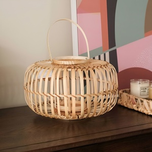 Interior lighting accent natural bamboo <b>lanterns</b> wholesale <b>lantern</b> for home decor centerpieces - Product Image 3