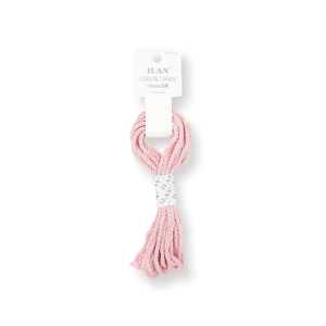 Cordoncino Ritorto Rosa 4mmx5M Ilan - Product Image 2