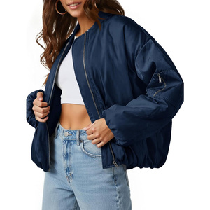 Chaqueta Bomber Urbana para Mujer, Personalizable, Diseño Limpio, con Cierre, para Marca y Suministro de Artículos Promocionales - Product Image 2