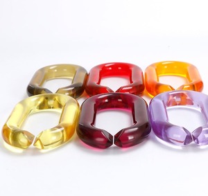 Colorful Transparent Epoxy Resin Chain Links with Angel Style Handmade Design Perfect for <b>Wall</b> Hanging Decoration Jewelry - Product Image 3