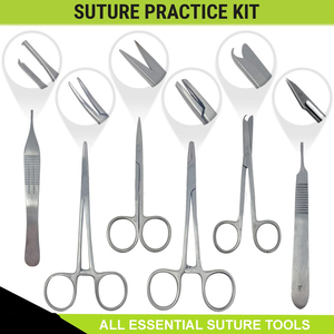 Pre-Cut Wound Pad Logo Tools & Packaging Options Complete Practice Student Suture Kit for Medical Students Training Kits - Product Image 3