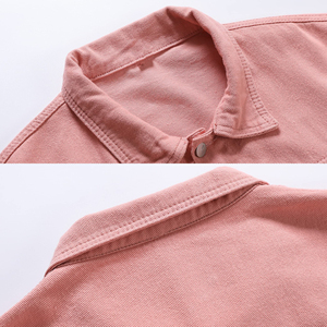 Custom Style <b>Mens</b> <b>Denim</b> <b>Jacket</b> Relaxed Fit Vintage Fashion Streetwear Comfortable Cotton Windbreaker Coat Apparel Top Wear - Product Image 3