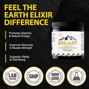 Gomitas de Shilajit Puro del Himalaya OEM/ODM con 82% de Ácido Fúlvico para Hombres y Mujeres, 60 Gomitas Veganas de Shilajit para Energía y Resistencia - Product Image 5
