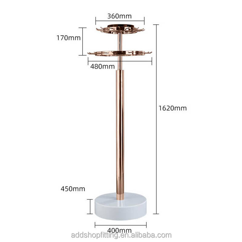 stainless rose gold white base