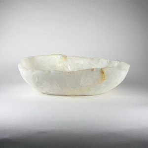 Afghan White Onyx <b>Marble</b> Rough Serving Bowl Fire Resistant Modern Kitchen Dining Villa Living Room Wall Cladding - Product Image 3